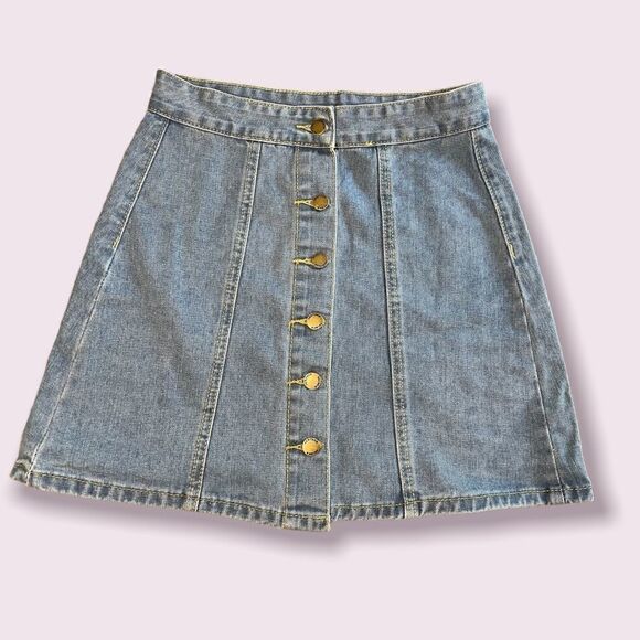 Shein Denim Skirt    - Picture 1 of 4